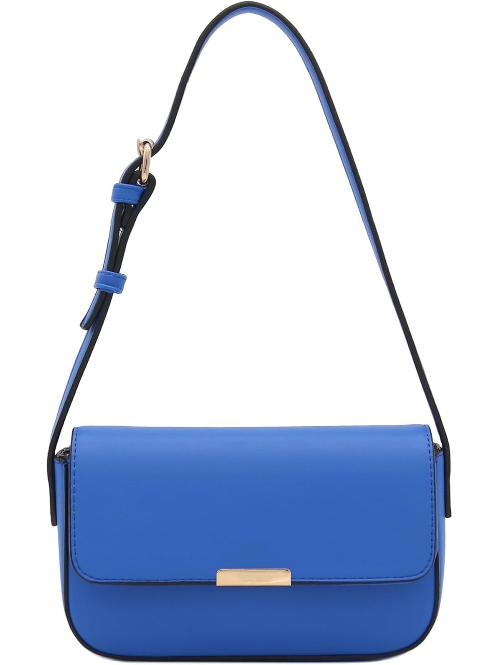 〽️ Women's Royal Blue Mini Rectangular Flap Purse Underarm Shoulder Bag